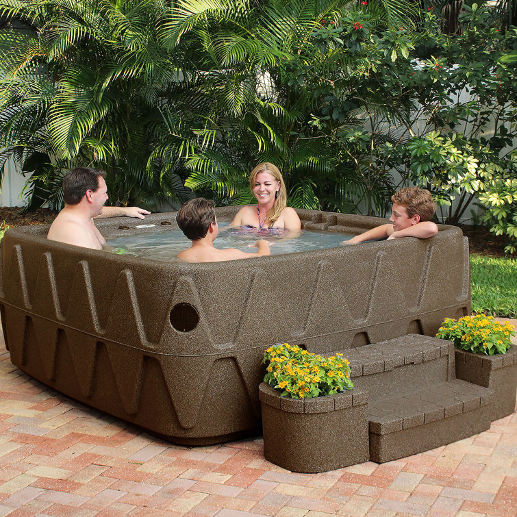 Aquarest Spas, Powered By Jacuzzi® Pumps Plug And Play Hot Tub